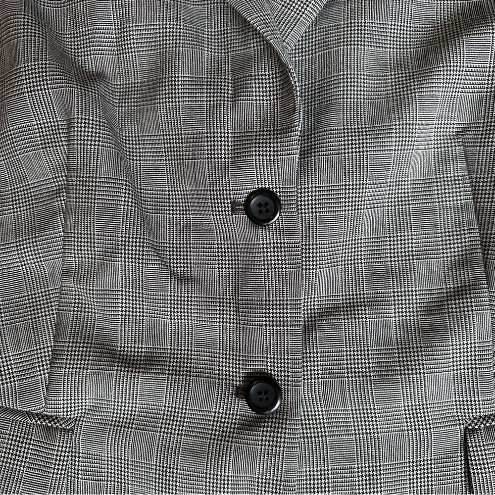 Pendleton Black & White Patterned 100% Wool Blaze… - image 4